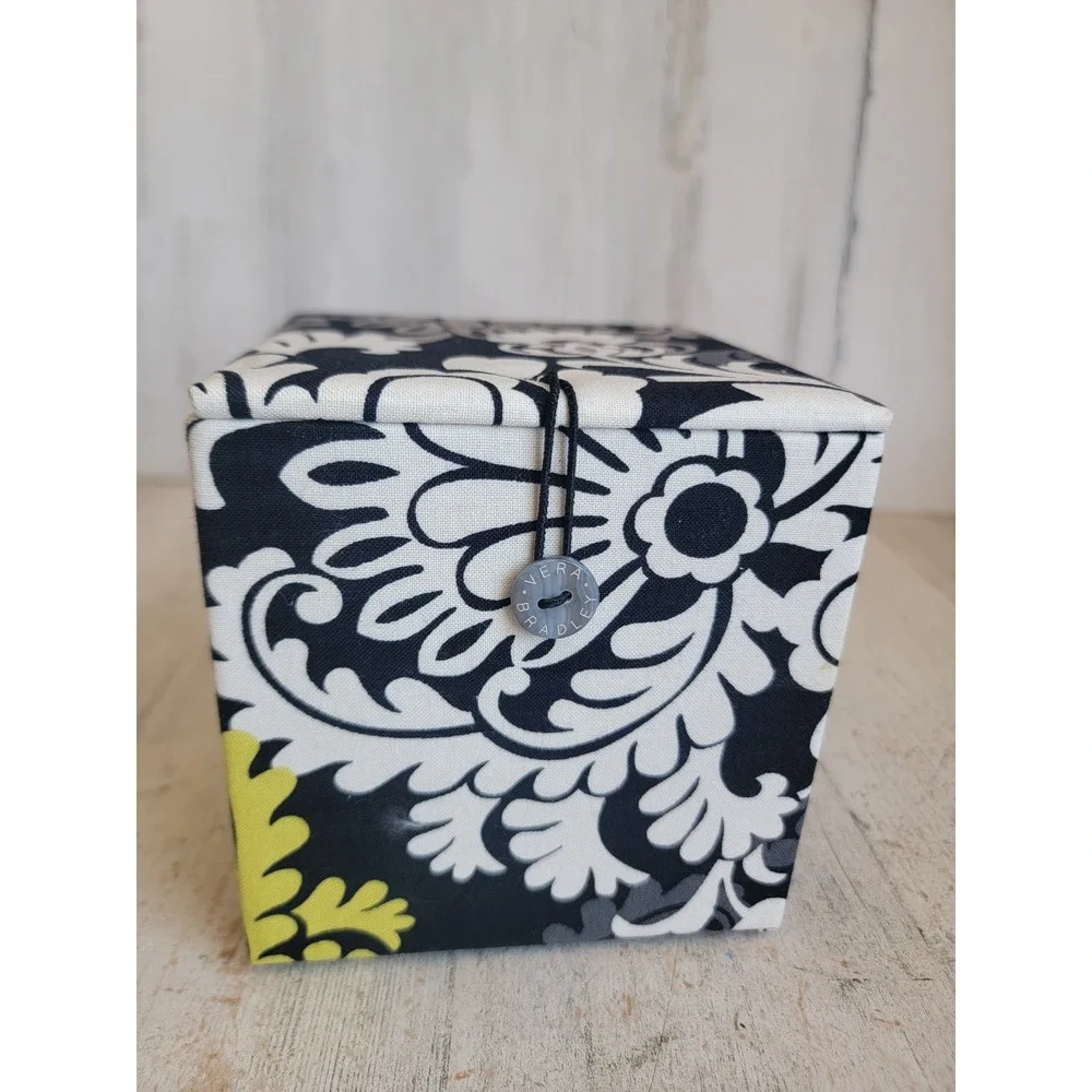 Vera Bradley light green black pattern ball ornament Xmas vintage unique